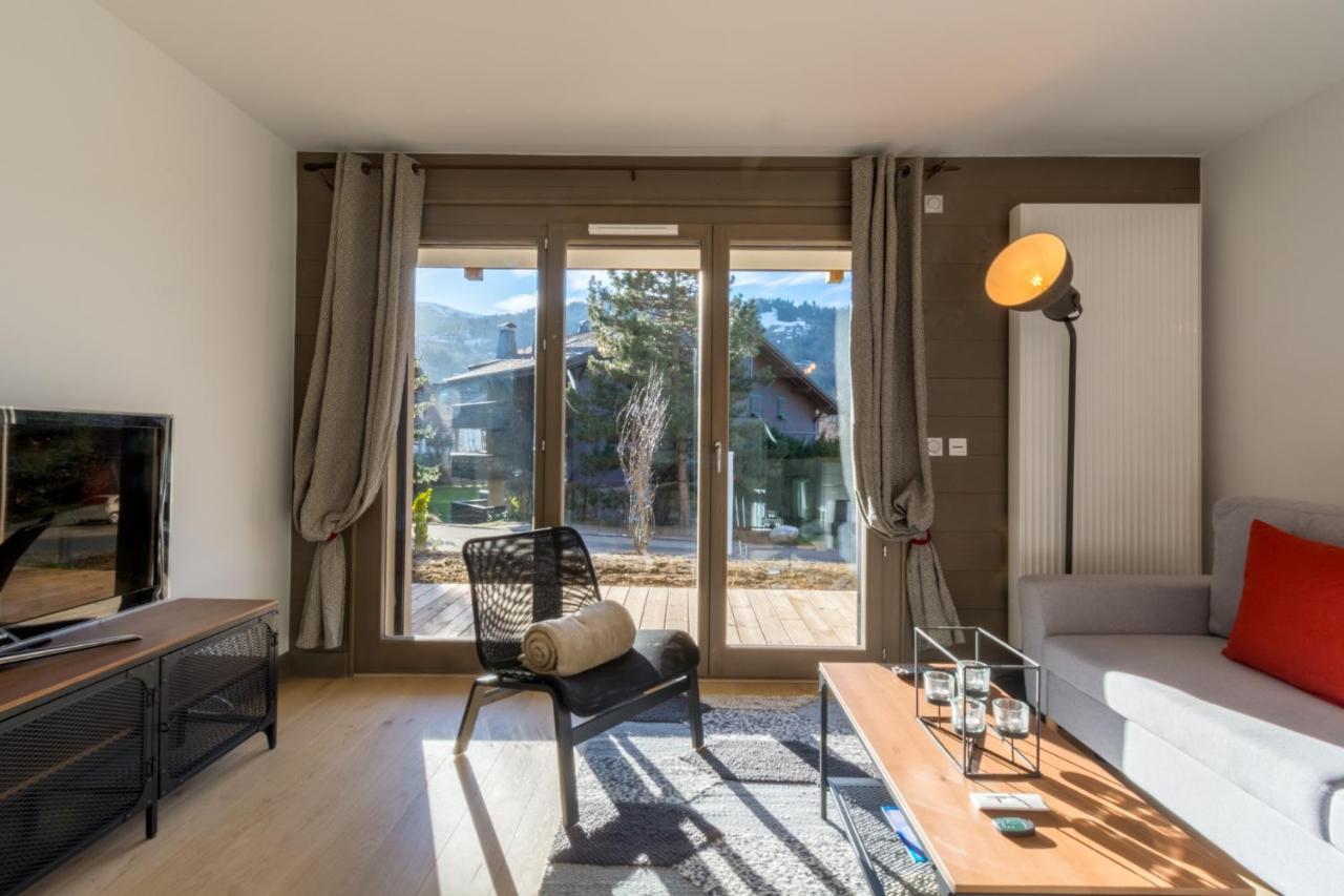 2 Pieces Vue Domaine Skiable Proche Arret Navette - Chalet Perrette Appartement Saint-Gervais-les-Bains Buitenkant foto